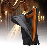 Maxbell Lyre Harp Carrying Bag Kalimba Storage Bag Water Resistant Portable Harp Bag 65x43cm