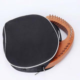 Maxbell Lyre Harp Carrying Bag Kalimba Storage Bag Water Resistant Portable Harp Bag 40x28x6.5cm