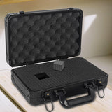 Maxbell Mic Carrying Case Hard Shell Instrument Box for Lens Drone Hand Shred Cotton