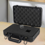 Maxbell Mic Carrying Case Hard Shell Instrument Box for Lens Drone Hand Shred Cotton
