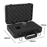 Maxbell Mic Carrying Case Hard Shell Instrument Box for Lens Drone Hand Shred Cotton