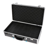 Maxbell Microphone Case Aluminum Impact Resistant Live Broadcast Hard Shell Mic Case 51x27x14cm black
