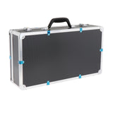 Maxbell Microphone Case Aluminum Impact Resistant Live Broadcast Hard Shell Mic Case 51x27x14cm black