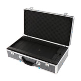 Maxbell Microphone Case Aluminum Impact Resistant Live Broadcast Hard Shell Mic Case 51x27x14cm black