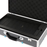Maxbell Microphone Case Aluminum Impact Resistant Live Broadcast Hard Shell Mic Case 51x27x14cm black