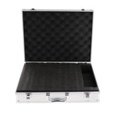 Maxbell Microphone Case Aluminum Impact Resistant Live Broadcast Hard Shell Mic Case 36.5x28.5x9cm black