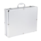 Maxbell Microphone Case Aluminum Impact Resistant Live Broadcast Hard Shell Mic Case 36.5x28.5x9cm black