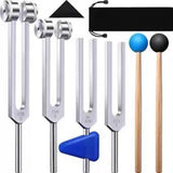 Maxbell Aluminum Alloy Tuning Fork Music Tuning Gadgets for Pianos Guitars Musicians