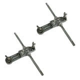 Maxbell Bass Drum Cowbell Holder Extension Bracket Durable Cowbell Clamp Replacement Double head