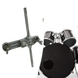 Maxbell Bass Drum Cowbell Holder Extension Bracket Durable Cowbell Clamp Replacement Double head