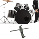Maxbell Bass Drum Cowbell Holder Extension Bracket Durable Cowbell Clamp Replacement Single head