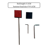 Maxbell Bass Drum Pedal Mallet Kick Drum Foot Pedal Beater for Drum Replacement Part 2  Beater Head