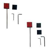 Maxbell Bass Drum Pedal Mallet Kick Drum Foot Pedal Beater for Drum Replacement Part 2  Beater Head