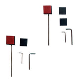 Maxbell Bass Drum Pedal Mallet Kick Drum Foot Pedal Beater for Drum Replacement Part 2  Beater Head