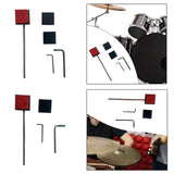 Maxbell Bass Drum Pedal Mallet Kick Drum Foot Pedal Beater for Drum Replacement Part 2  Beater Head