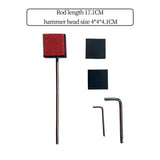 Maxbell Bass Drum Pedal Mallet Kick Drum Foot Pedal Beater for Drum Replacement Part 3 Beater Head