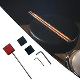 Maxbell Bass Drum Pedal Mallet Kick Drum Foot Pedal Beater for Drum Replacement Part 3 Beater Head