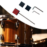 Maxbell Bass Drum Pedal Mallet Kick Drum Foot Pedal Beater for Drum Replacement Part 3 Beater Head