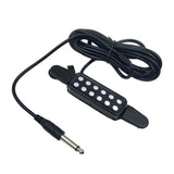 Maxbell Neck Pickup 12 Hole Accessories for Classic Musical Instruments Folk Guitars