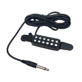 Maxbell Neck Pickup 12 Hole Accessories for Classic Musical Instruments Folk Guitars