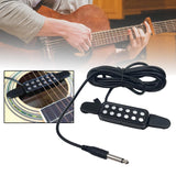 Maxbell Neck Pickup 12 Hole Accessories for Classic Musical Instruments Folk Guitars