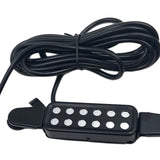 Maxbell Neck Pickup 12 Hole Accessories for Classic Musical Instruments Folk Guitars