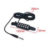 Maxbell Neck Pickup 12 Hole Accessories for Classic Musical Instruments Folk Guitars