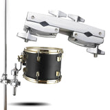 Maxbell Drum Clip Clamp Cymbal Stand Mount Holder for Tom Drum Cymbal Stand Cowbell
