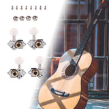 Maxbell 4 Pieces Guitar String Tuning Pegs Repalce Guitar Tuner for Acoustic Guitar