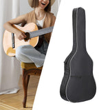 Maxbell Guitar Bag Padded Acoustic Guitar Case for Acoustic Guitars Classical Guitar White Trim