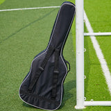 Maxbell Guitar Bag Padded Acoustic Guitar Case for Acoustic Guitars Classical Guitar White Trim