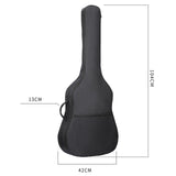 Maxbell Guitar Bag Padded Acoustic Guitar Case for Acoustic Guitars Classical Guitar Black