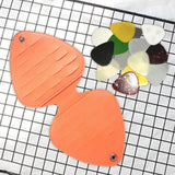 Maxbell Portable Guitar Picks Holder Guitar Pick Case for Kids Friends Guitar Player Orange