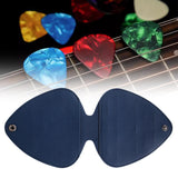 Maxbell Portable Guitar Picks Holder Guitar Pick Case for Kids Friends Guitar Player Blue