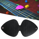 Maxbell Portable Guitar Picks Holder Guitar Pick Case for Kids Friends Guitar Player Black