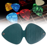 Maxbell Portable Guitar Picks Holder Guitar Pick Case for Kids Friends Guitar Player Green