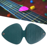 Maxbell Portable Guitar Picks Holder Guitar Pick Case for Kids Friends Guitar Player Green