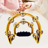 Maxbell Hi Hat Tambourine Music Rhythm Tambourine for Creative Drum Kits Enthusiasts