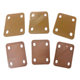 Maxbell 3Pcs Guitar Neck Plate Guitar Neck Shims Set for Guitarist Guitar Masters