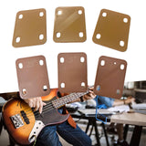 Maxbell 3Pcs Guitar Neck Plate Guitar Neck Shims Set for Guitarist Guitar Masters