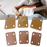 Maxbell 3Pcs Guitar Neck Plate Guitar Neck Shims Set for Guitarist Guitar Masters