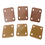Maxbell 3Pcs Guitar Neck Plate Guitar Neck Shims Set for Guitarist Guitar Masters