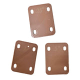Maxbell 3Pcs Guitar Neck Plate Guitar Neck Shims Set for Guitarist Guitar Masters