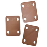 Maxbell 3Pcs Guitar Neck Plate Guitar Neck Shims Set for Guitarist Guitar Masters