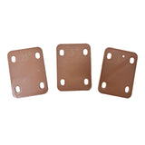Maxbell 3Pcs Guitar Neck Plate Guitar Neck Shims Set for Guitarist Guitar Masters