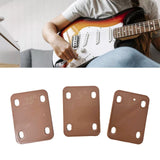 Maxbell 3Pcs Guitar Neck Plate Guitar Neck Shims Set for Guitarist Guitar Masters
