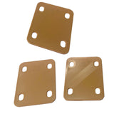 Maxbell 3Pcs Guitar Neck Plate Guitar Neck Shims Set for Guitarist Guitar Masters
