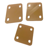 Maxbell 3Pcs Guitar Neck Plate Guitar Neck Shims Set for Guitarist Guitar Masters