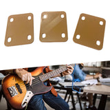 Maxbell 3Pcs Guitar Neck Plate Guitar Neck Shims Set for Guitarist Guitar Masters