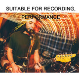 Maxbell 4 Channel Mixer with Sound Board for Webcast Instrument Recording Singing